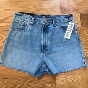 BDG Girlfriend High- Rise Denim Shorts